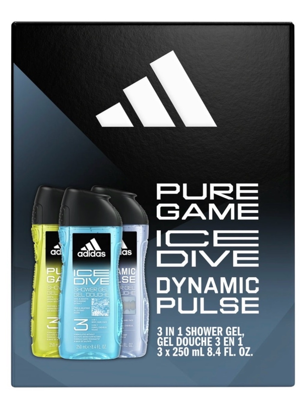 Men’s adidas shower gel set